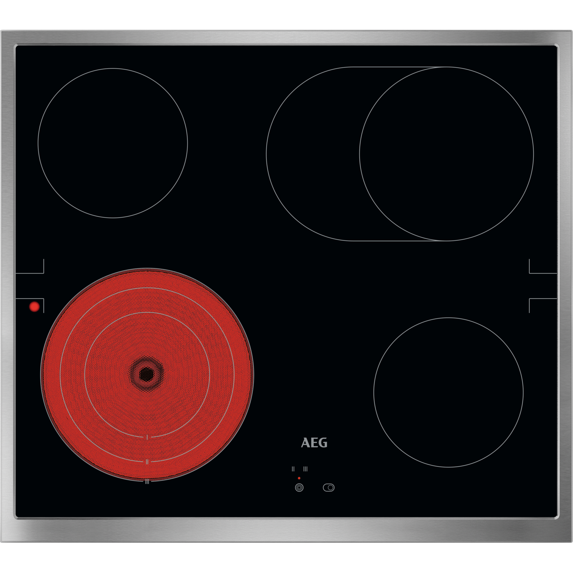 3000 Radiant Hob Herdgebundenes Glaskeramikkochfeld / 60 cm