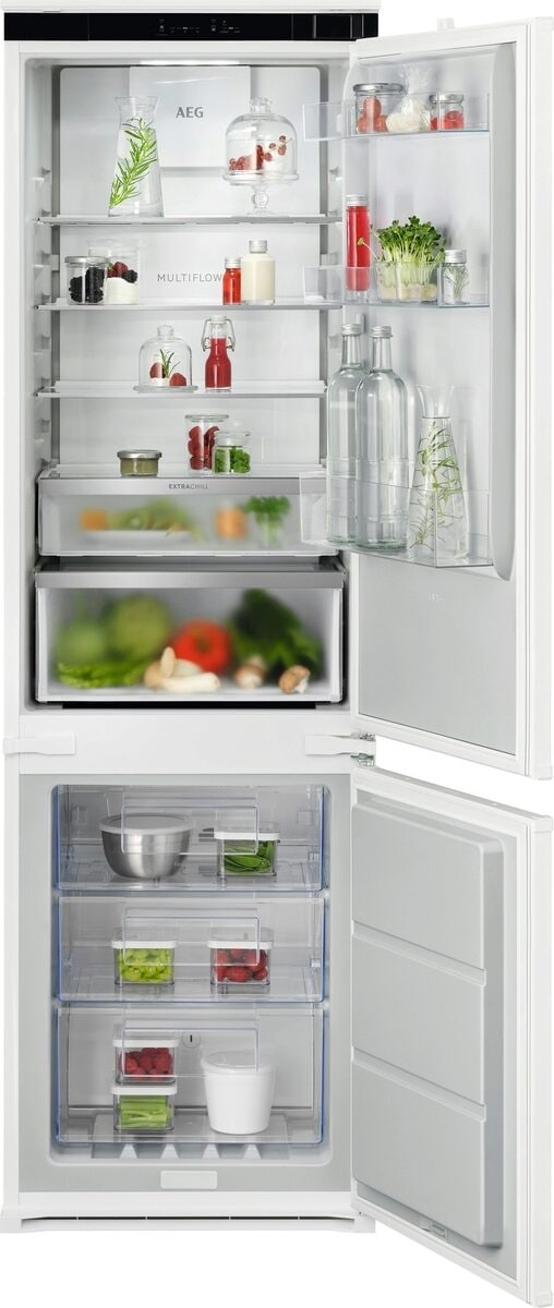 7000 NoFrost CoolAssist® Einbau-Kühl-Gefrierkombination / 1780 mm / 249 L / NoFrost / Schlepptür