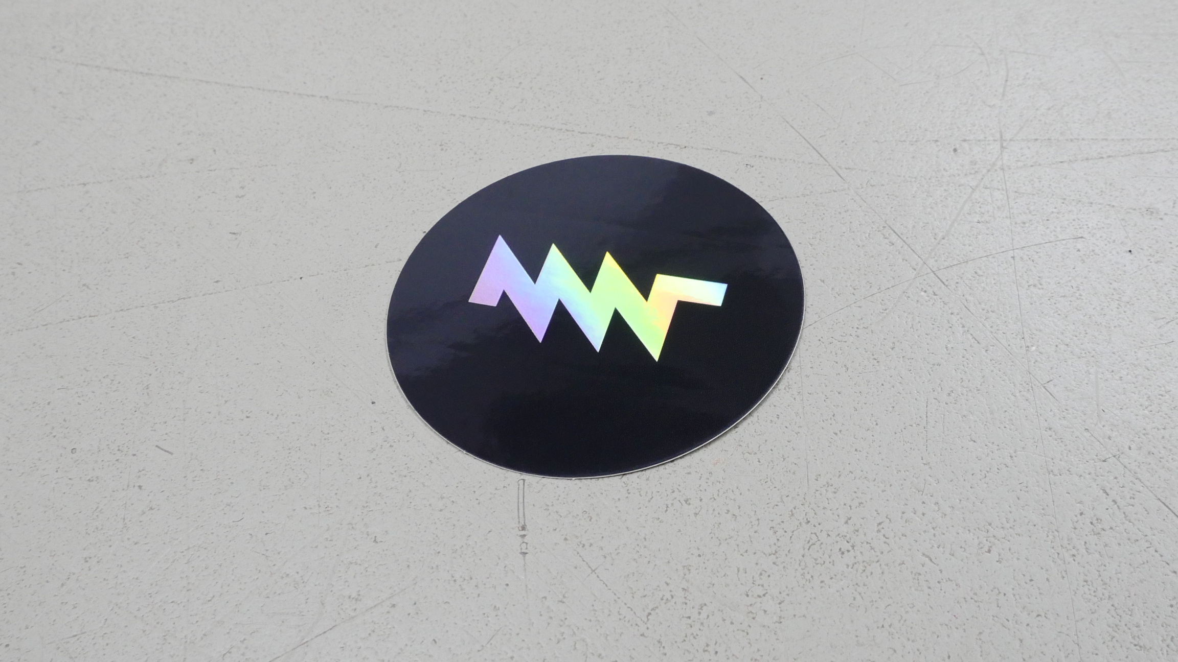 MNT Iridescent Logo Sticker