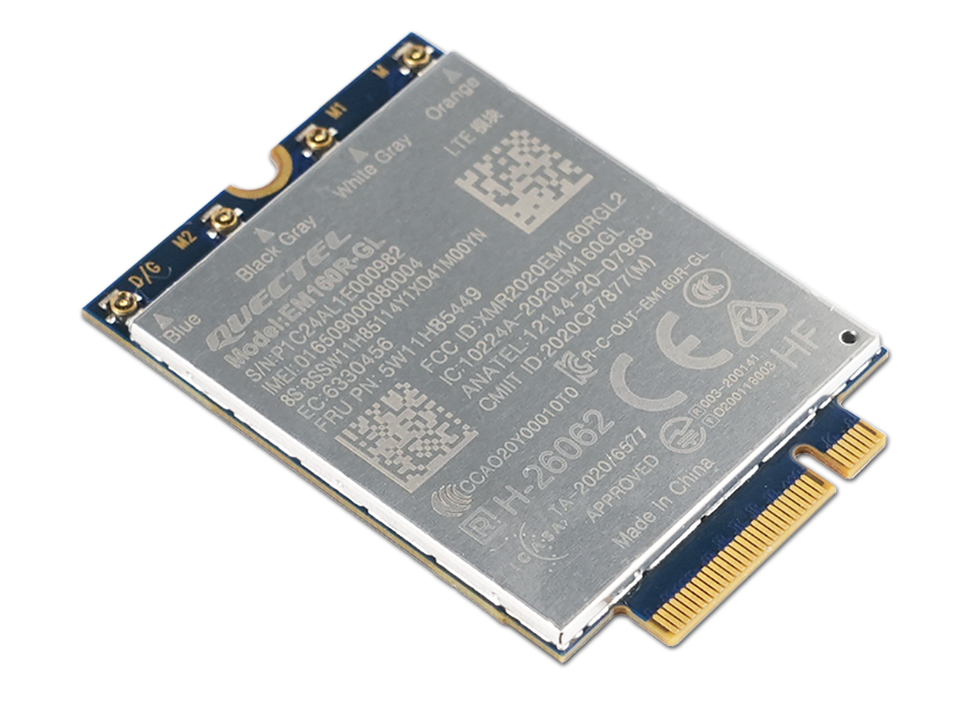 ThinkPad Quectel EM160R-GL 4G LTE-A Cat 16 M.2-Modul für mobiles Breitband für den X1 2-in-1 der 9. Generation/P16s der 3. Generation