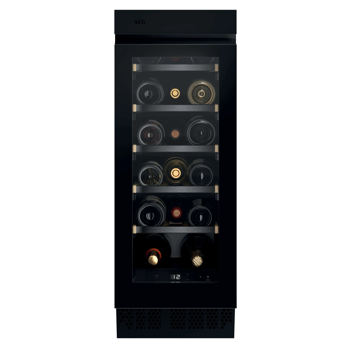 7000 Weinklimaschrank / Touch-Bedienung / bis zu 18 Flaschen / Matt Black